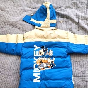 Disney winter jacket size 4
